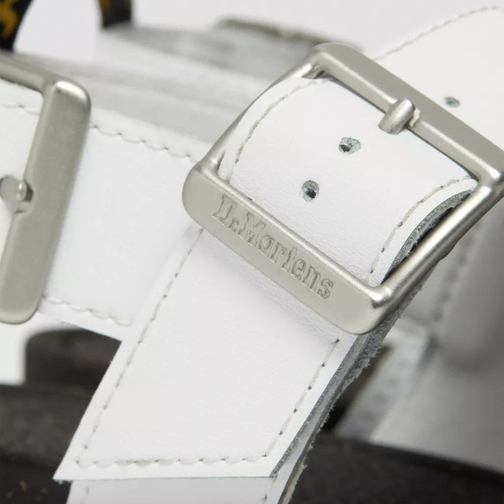 Dr. Martens White and Black Platform Sandals - Picture 7 of 10